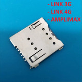 6un Leitor Conector Slot Chip Sim Card 3g 4g Elsys Amplimax