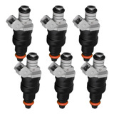 6x Bicos Injetores Jeep Cherokee Wrangler 4.0 V6 Gasolina