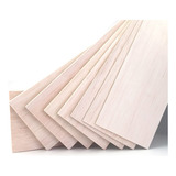 6x Chapa Madeira Balsa 1mm Uso Em Modelismo E Maquetes
