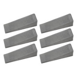 6x Fixador Prendedor Trava Porta Cunha Trava Black Discreto