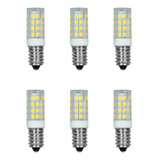 6x Lâmpada Halopin Led E14 5w 52 Led Para Lustres E Arandela Cor Da Luz Branco-frio 110v/220v