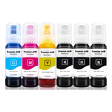 6x Tinta L200 L355 L365 L375 L395 L396 L380 Compatível Epson