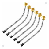 6x Bico Inox Profissional De Doceira Churros Recheadores