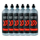 6x Massa De Polir Composto Polidor Fast Cut 1kg Autoamerica