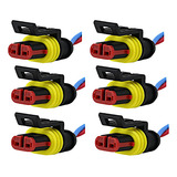 6x Plug Chicote 2 Vias Bobina Ignição Palio Uno Tempra