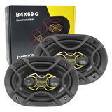 6x9 Bravox 140w Rms Alto Falante Quadriaxial B4x69g Par