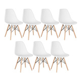 7 Cadeiras Eames Wood Dsw Eiffel