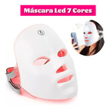 7 Cores Levou Máscara Facial Terapia De Luz Máscara Facial