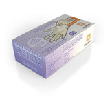 7 Cx Luva De Látex Powder Free Descarpack Sem Pó Tam. M