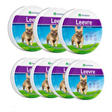 7 Leevre Coleiras Cães P 48cm Antipulga carrap leishm
