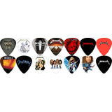 7 Palhetas Personalizadas Bandas Rock