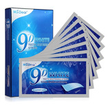 7 Pares Clareador Branqueador Dental Adesivo 9d White 
