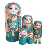 7 Pçs Russo Nidificação Boneca Figuras