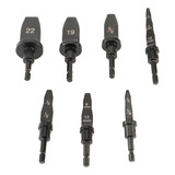 7 Peças De Suporte De Expansão De Tubo Drill Bit, Conjunto D