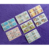 7 Quadras Brasil 1981-82, Carimbos Comemorativos, Lote Selos