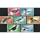 7 Selos Mongólia Fauna Selvagem Animais Aves Pássaros L.3372