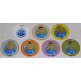 7 Tazos Footcaps Metal Futebol Cruzeiro Esporte Clube