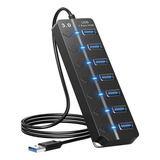 7 Usb Hub Splitter Multi Hub