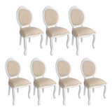 7 Cadeira Entalhada De Luxo Para