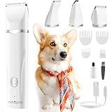 7 Em 1 Máquina De Tosa Pets Profissional Kit Silenciosa Aparador Com Altura Ajustável Recarregável Para Cães Gatos Com Acessórios Bivolt 110 220
