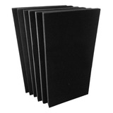 7 Forros De Lã De Pet 124 5 X 62 2 X 25mm Preto D35 Kg m