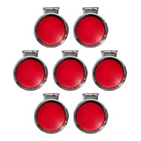 7 Lanterna Foguinho Led Cromada Bojuda Maria Vermelha Bivolt