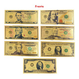7 Notas Cédula Dólares Presidente Eua