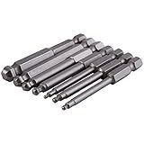 7 Peças 1 4 Hexagonal S2 Aço 65mm Conjunto De Pontas De Chave De Fenda Com Ponta De Esfera Magnética 2 2 5 3 4 5 6 8mm