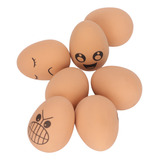 7 Peças De Ovos Falsos