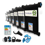 7 Placas 2mt Aquecedor Piscina Solar Kit Fechamento Fr