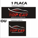 7 Placas Cobre Tampa Placa Carro Ou Moto Personalizada