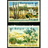 7 Selos Alemanha Bélgica Flora Flores Meio Ambiente L 3995
