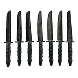 7 Un Punhal 15 Cm Cabo Preto Assentamento Umbanda Candomblé