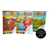 70 Livrinho Revista Colorir Bíblico Infantil