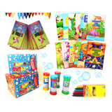 70 Livrinhos Colorir E Ativ 70 Cxs Giz Cera 70 Bolha Sabão