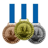 70 Medalhas Futebol Metal 44mm Ouro