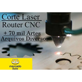 70 Mil Arquivos Para Cnc Laser E Cnc Router Artes Diversas 