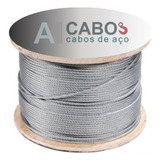 70mt Cabo De Aço Inox 3 16 12 Clip 6 Esticador 6 Sapatilha