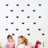 72 Adesivos Vinil Decoração De Parede Coroa Rei Rainha 5cm