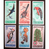 7417 Hungria - Aves Do Bosque Série Completa Yvert 1809/14
