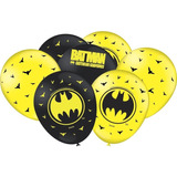 75 Balões Bexiga Festa Do Batman