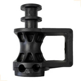 75 Un Suporte Dielétrico 3x1 Roldana Drop Supa Preto