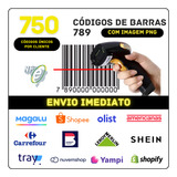 750 Códigos De Barras Ean13 Com Imagem Envio Imediato