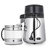 750W 4L Máquina De Destilação Purificadora De água De-purificador-Com Garrafa De Conexão-Capacidade De Produção De água- 1l-H-para Destilar água Pura-Capacidade De Produção De água- 1l-H