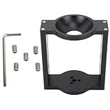 75mm Tripé Cabeça Tigela Riser Alumínio Meia Bola Plana Adaptador Para Câmera De Vídeo Dslr Ferroviário Slider
