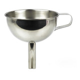 75x Funil Aço Inox Com Peneira Coador 11cm Profissional