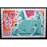7963 França Tenis De Mesa Medalha De Ouro Selo Yvert N 19