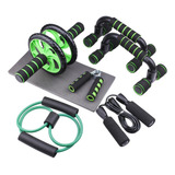 7x Belly Trainer Home Exerciser Workout Barras De Push Core