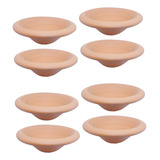 8 Alguidar De Barro 18 Cm X 6 Cm Artesanal Tigela Vaso Bacia