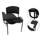 8 Cadeiras Universitária Plástica Pta C/ Prancheta S/ Cesto